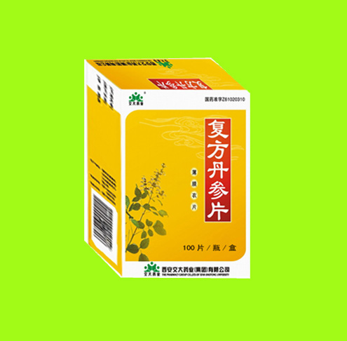 西安交大100片復方丹參片 